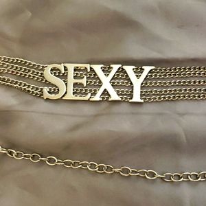 SEXY chain belt vintage adjustable